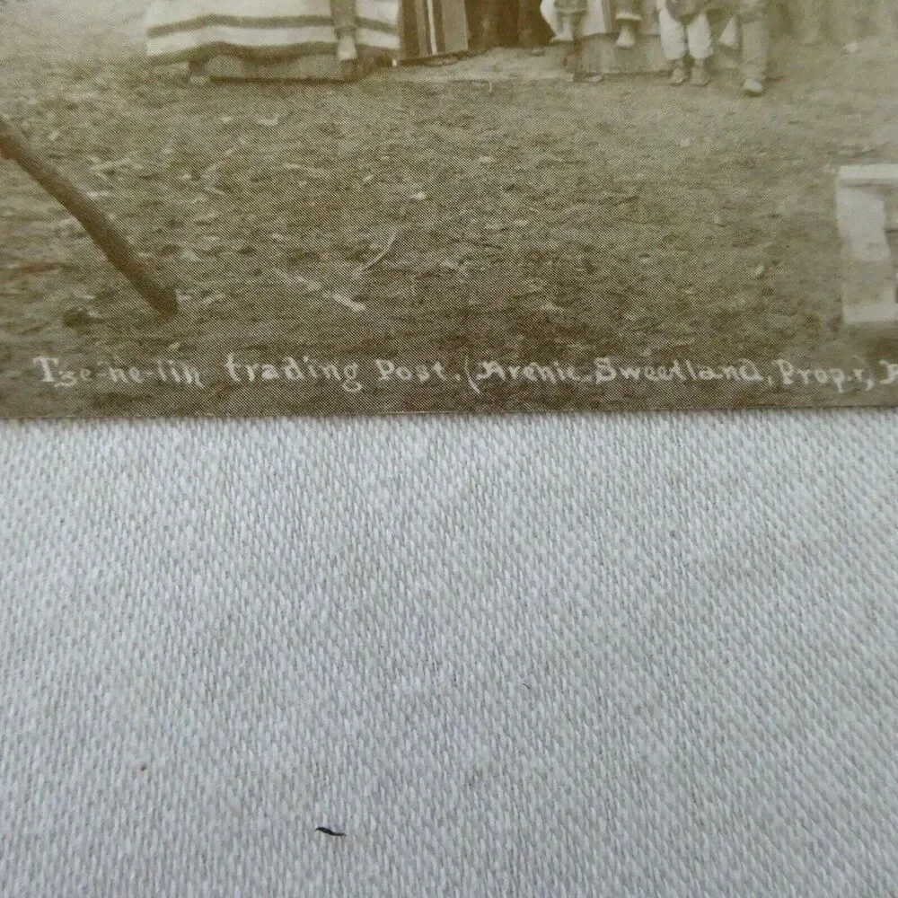 Tze-ne-lin Trading Post‎ Postcard Navajo Apache Archie Sweetland Proprietor AZ